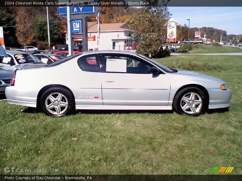 Galaxy Silver Metallic / Ebony Black 2004 Chevrolet Monte Carlo Supercharged SS