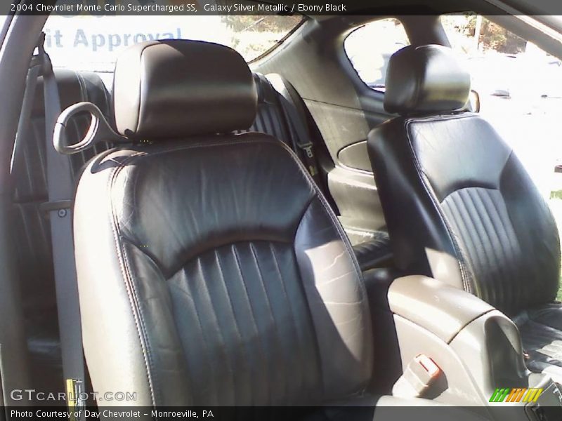 Galaxy Silver Metallic / Ebony Black 2004 Chevrolet Monte Carlo Supercharged SS