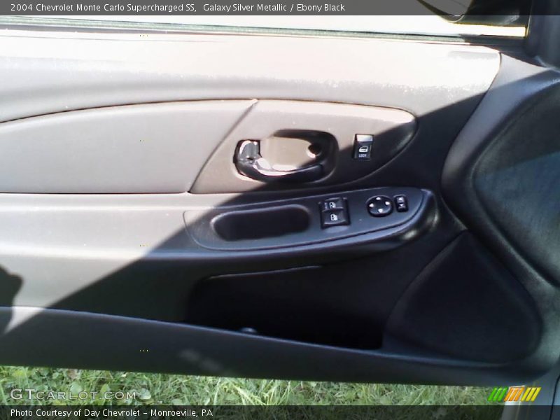 Galaxy Silver Metallic / Ebony Black 2004 Chevrolet Monte Carlo Supercharged SS