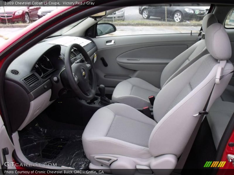 Victory Red / Gray 2009 Chevrolet Cobalt LS Coupe