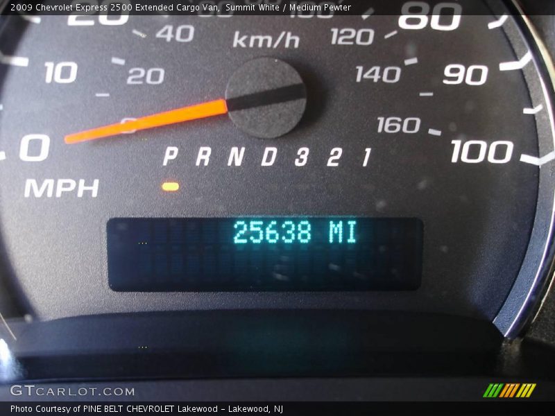 Summit White / Medium Pewter 2009 Chevrolet Express 2500 Extended Cargo Van
