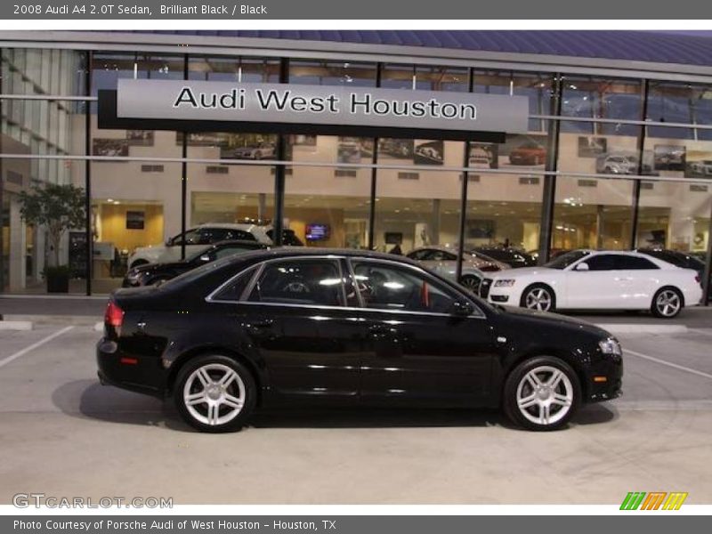 Brilliant Black / Black 2008 Audi A4 2.0T Sedan