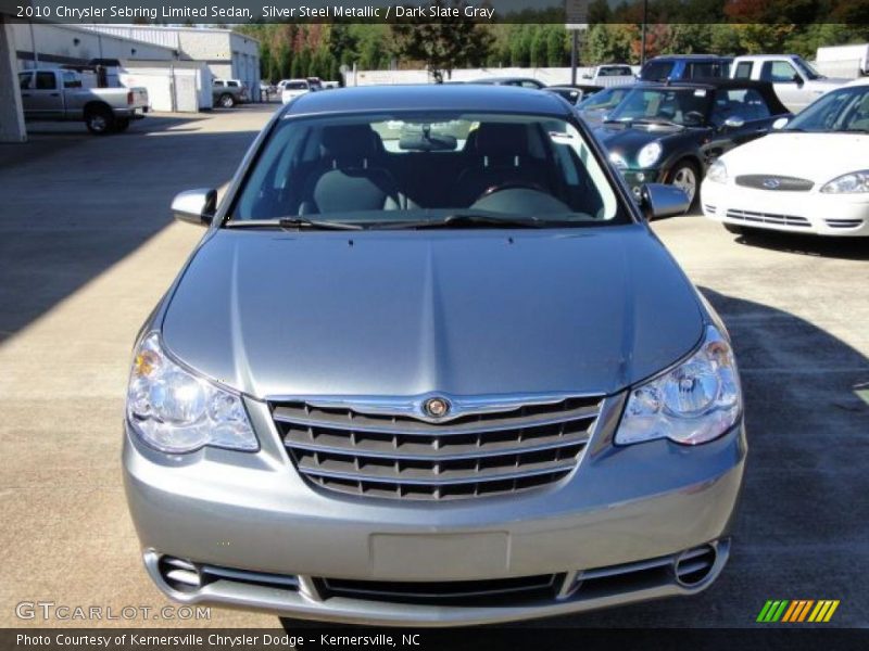 Silver Steel Metallic / Dark Slate Gray 2010 Chrysler Sebring Limited Sedan