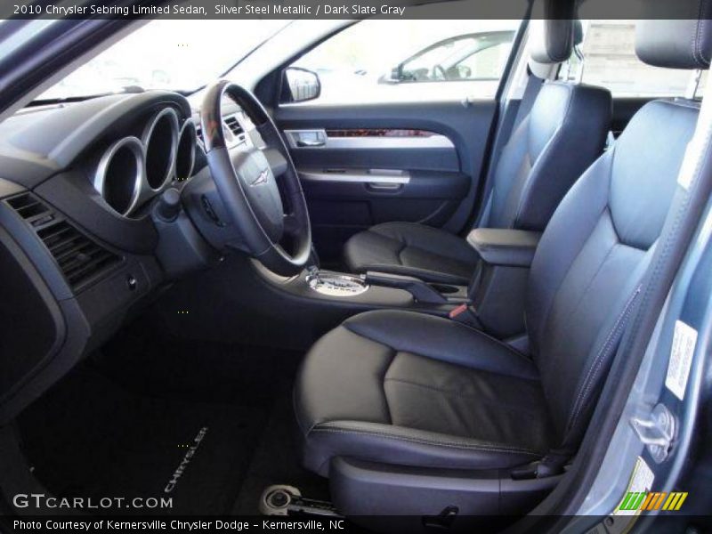 Silver Steel Metallic / Dark Slate Gray 2010 Chrysler Sebring Limited Sedan
