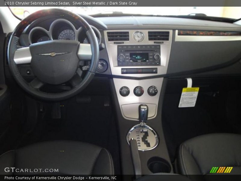 Silver Steel Metallic / Dark Slate Gray 2010 Chrysler Sebring Limited Sedan