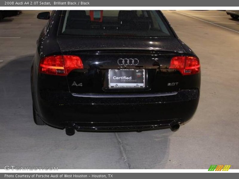 Brilliant Black / Black 2008 Audi A4 2.0T Sedan