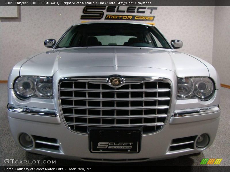 Bright Silver Metallic / Dark Slate Gray/Light Graystone 2005 Chrysler 300 C HEMI AWD