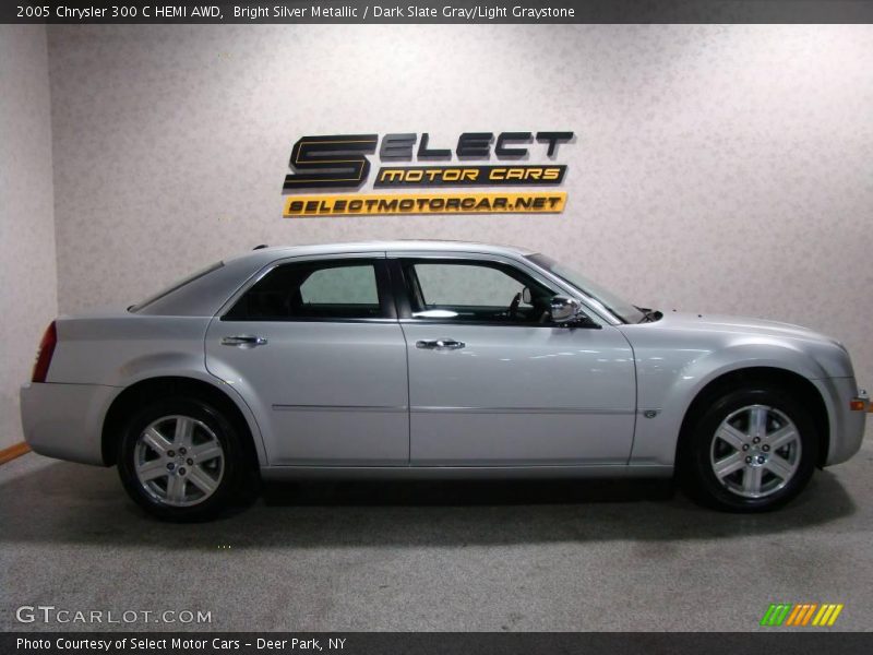 Bright Silver Metallic / Dark Slate Gray/Light Graystone 2005 Chrysler 300 C HEMI AWD