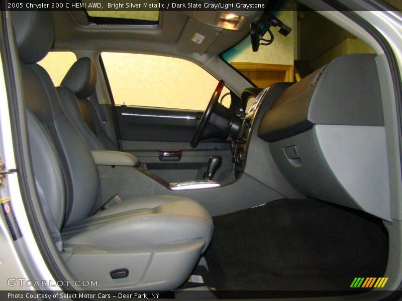Bright Silver Metallic / Dark Slate Gray/Light Graystone 2005 Chrysler 300 C HEMI AWD