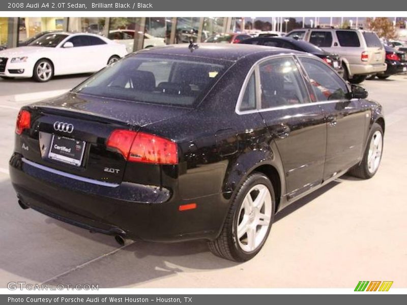 Brilliant Black / Black 2008 Audi A4 2.0T Sedan
