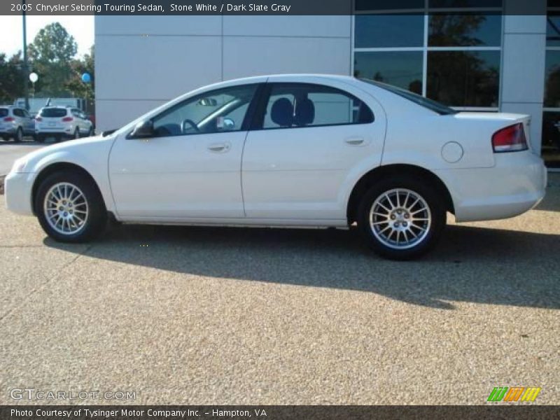 Stone White / Dark Slate Gray 2005 Chrysler Sebring Touring Sedan