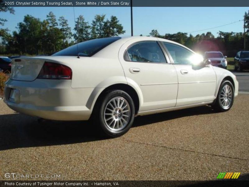 Stone White / Dark Slate Gray 2005 Chrysler Sebring Touring Sedan