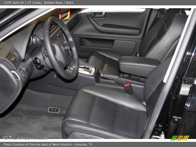 Brilliant Black / Black 2008 Audi A4 2.0T Sedan