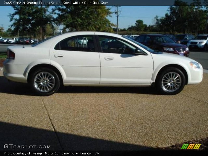 Stone White / Dark Slate Gray 2005 Chrysler Sebring Touring Sedan