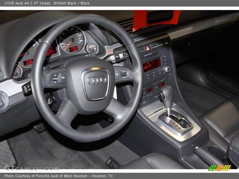 Brilliant Black / Black 2008 Audi A4 2.0T Sedan