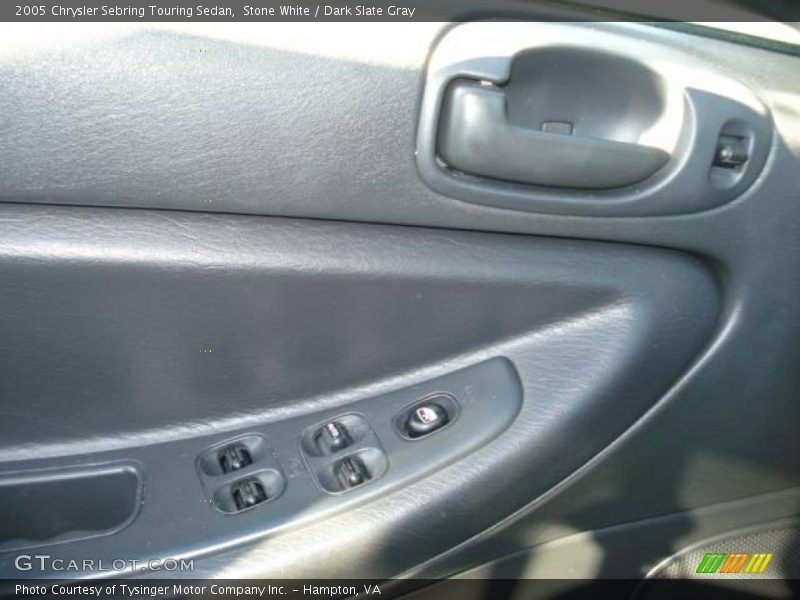 Stone White / Dark Slate Gray 2005 Chrysler Sebring Touring Sedan