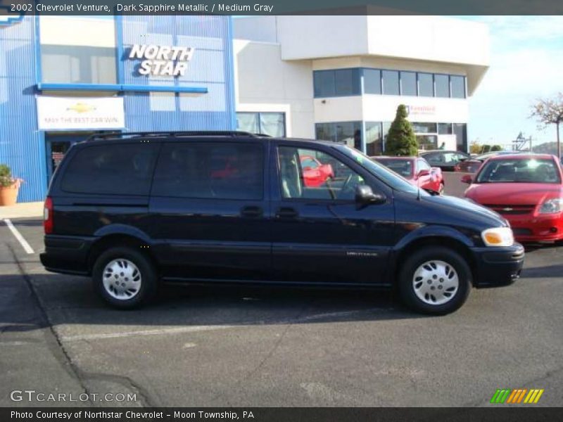 Dark Sapphire Metallic / Medium Gray 2002 Chevrolet Venture