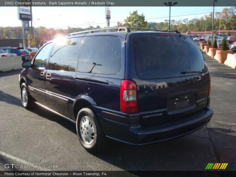 Dark Sapphire Metallic / Medium Gray 2002 Chevrolet Venture