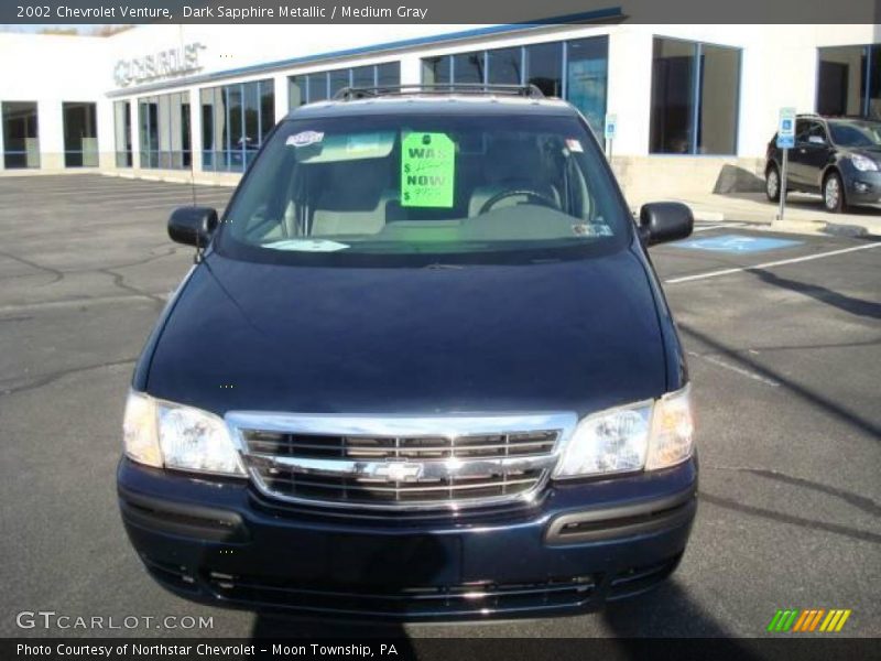 Dark Sapphire Metallic / Medium Gray 2002 Chevrolet Venture