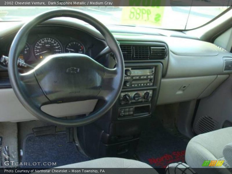 Dark Sapphire Metallic / Medium Gray 2002 Chevrolet Venture