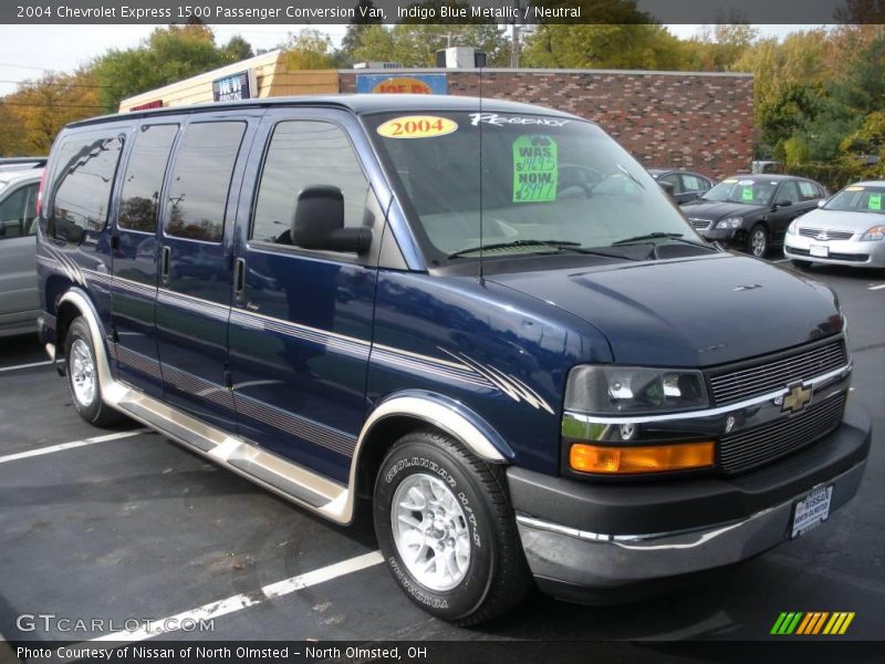 Indigo Blue Metallic / Neutral 2004 Chevrolet Express 1500 Passenger Conversion Van
