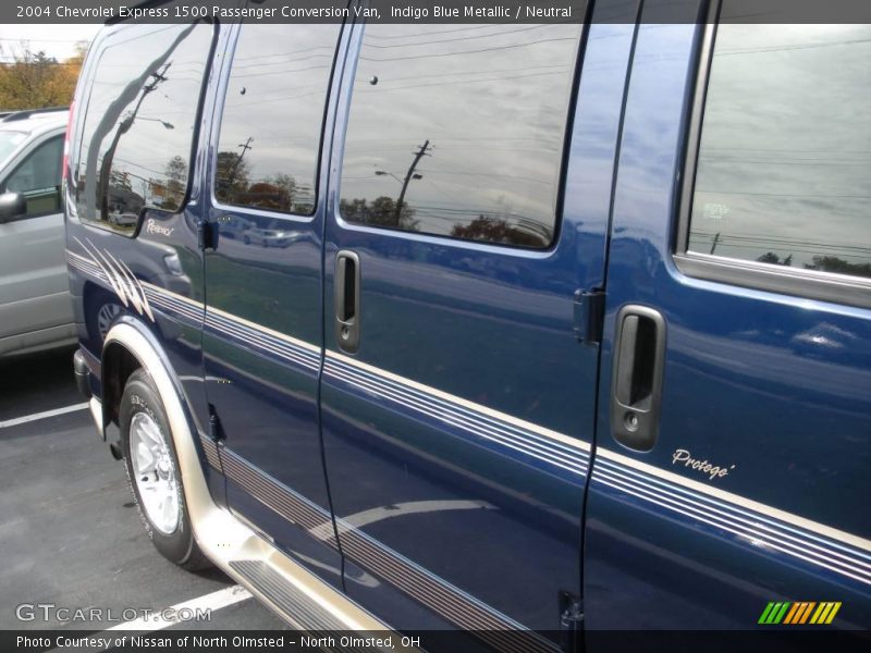 Indigo Blue Metallic / Neutral 2004 Chevrolet Express 1500 Passenger Conversion Van