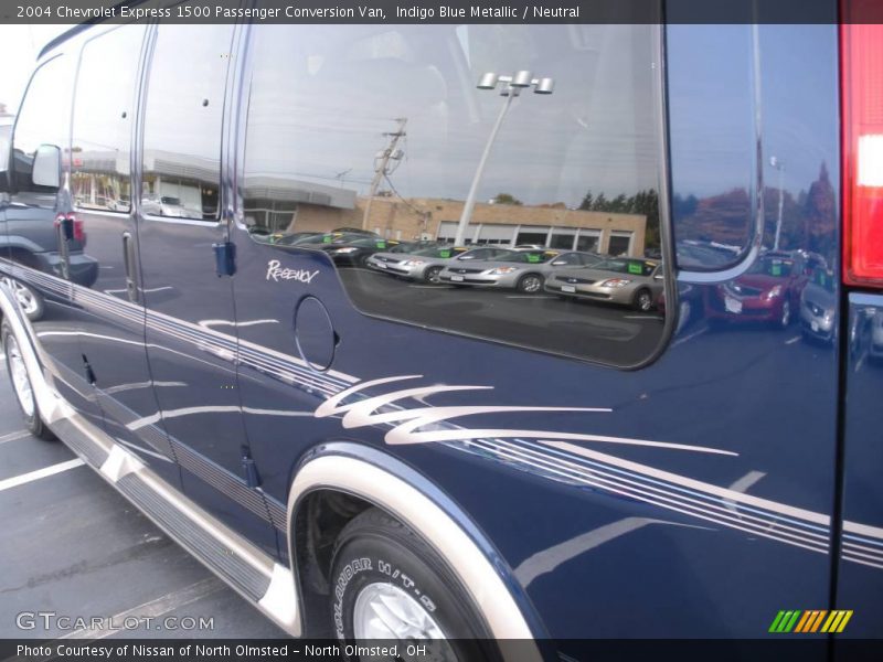 Indigo Blue Metallic / Neutral 2004 Chevrolet Express 1500 Passenger Conversion Van
