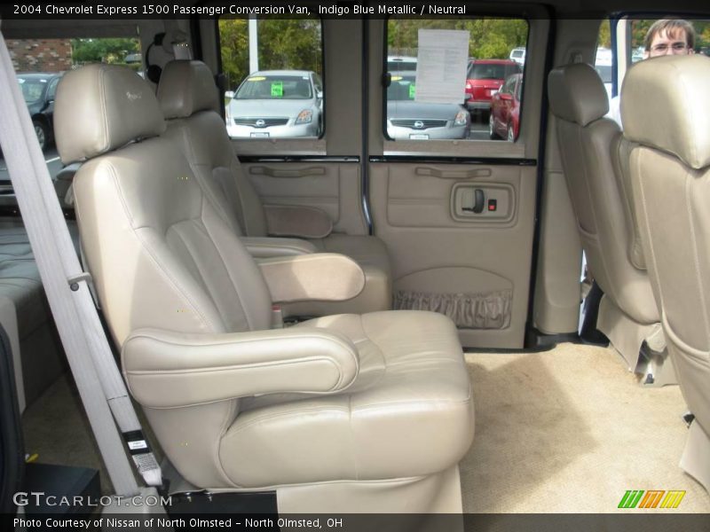 Indigo Blue Metallic / Neutral 2004 Chevrolet Express 1500 Passenger Conversion Van