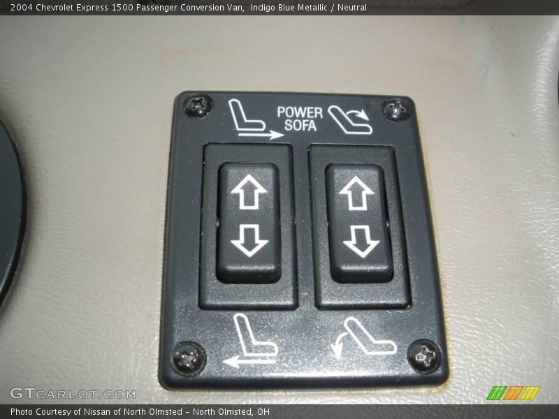 Indigo Blue Metallic / Neutral 2004 Chevrolet Express 1500 Passenger Conversion Van