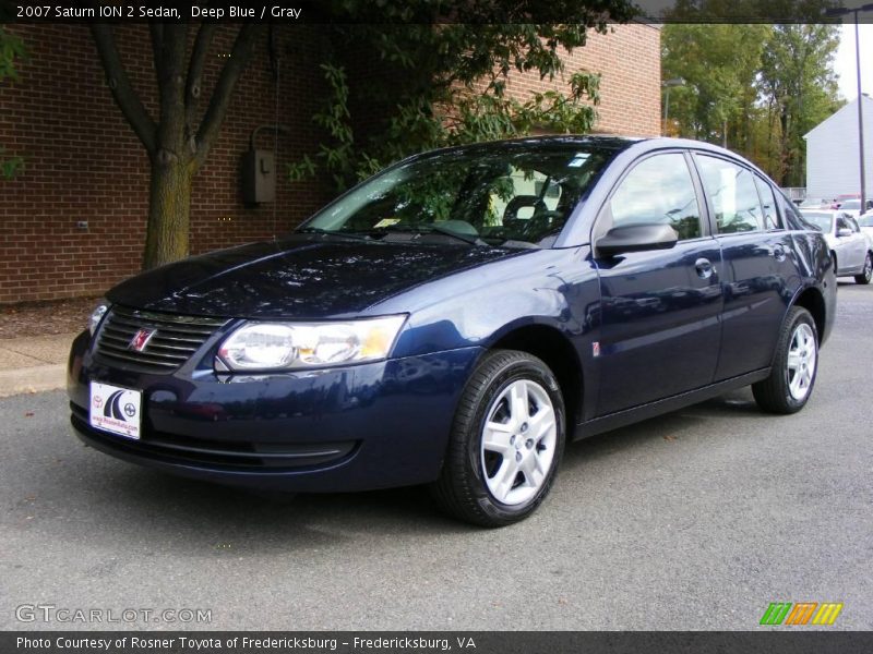 Deep Blue / Gray 2007 Saturn ION 2 Sedan