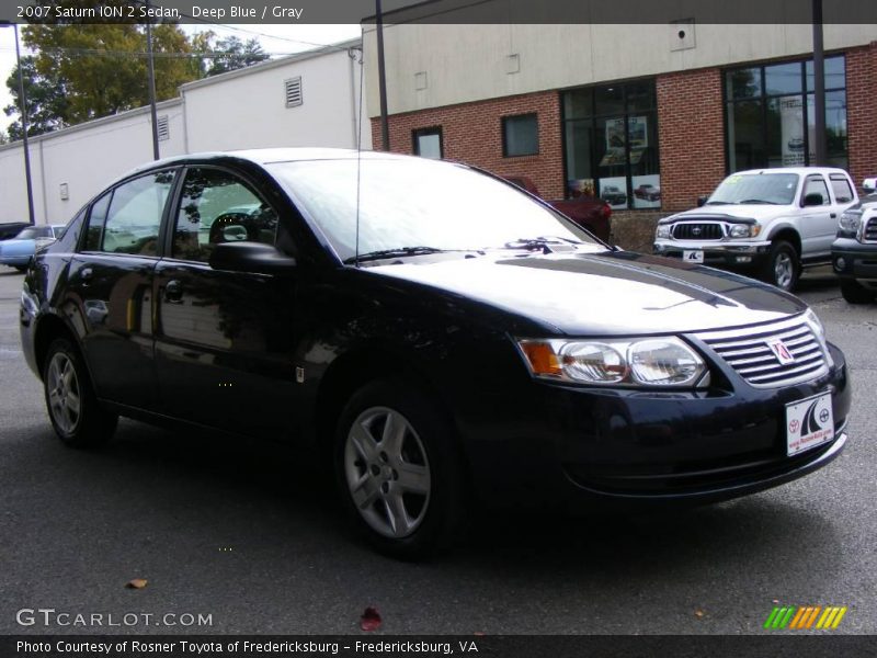 Deep Blue / Gray 2007 Saturn ION 2 Sedan