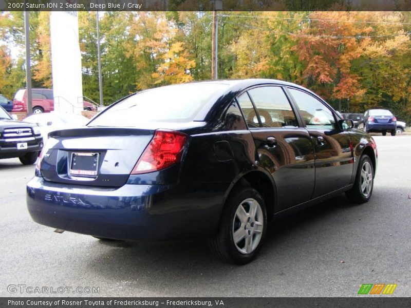 Deep Blue / Gray 2007 Saturn ION 2 Sedan