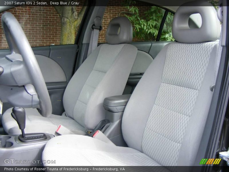 Deep Blue / Gray 2007 Saturn ION 2 Sedan