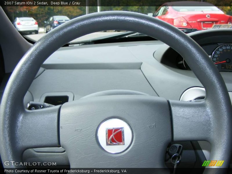 Deep Blue / Gray 2007 Saturn ION 2 Sedan
