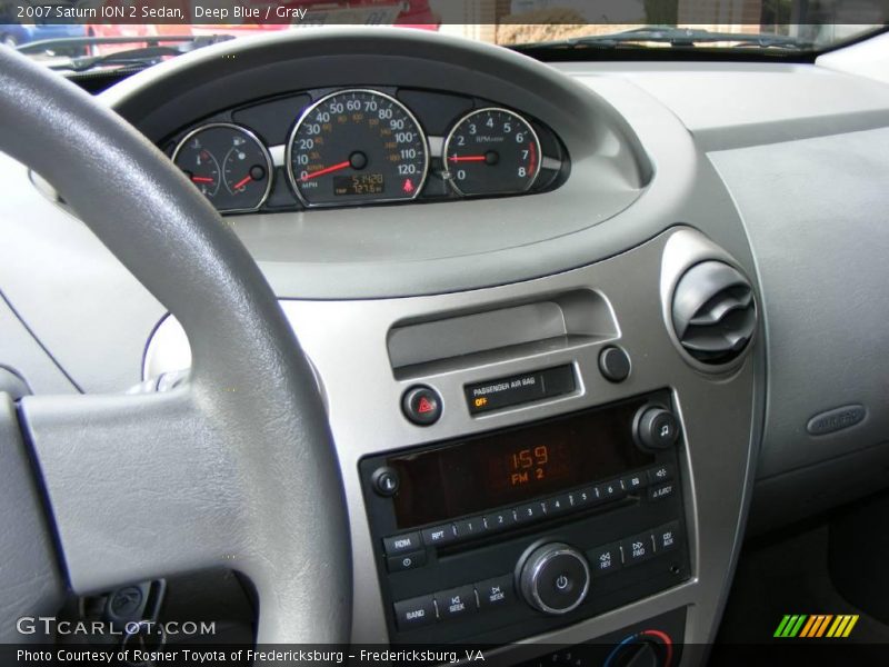 Deep Blue / Gray 2007 Saturn ION 2 Sedan