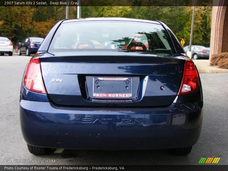 Deep Blue / Gray 2007 Saturn ION 2 Sedan