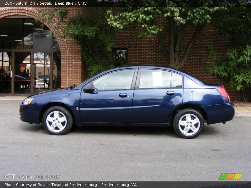 Deep Blue / Gray 2007 Saturn ION 2 Sedan
