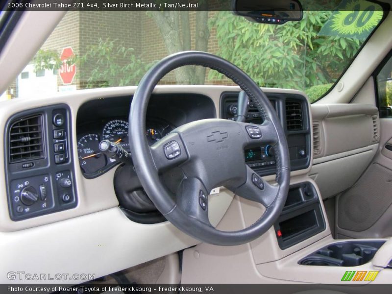 Silver Birch Metallic / Tan/Neutral 2006 Chevrolet Tahoe Z71 4x4