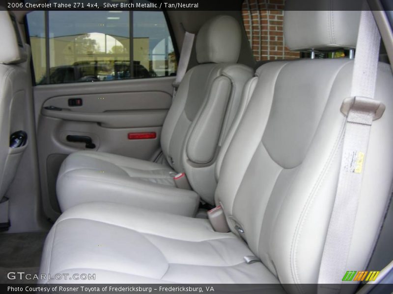 Silver Birch Metallic / Tan/Neutral 2006 Chevrolet Tahoe Z71 4x4