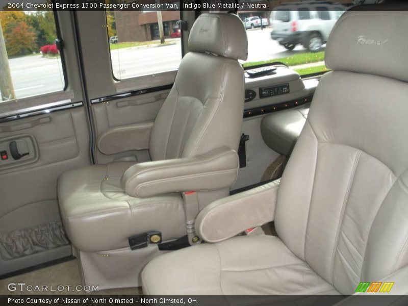 Indigo Blue Metallic / Neutral 2004 Chevrolet Express 1500 Passenger Conversion Van
