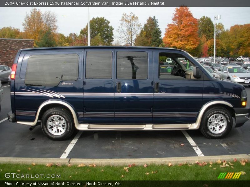 Indigo Blue Metallic / Neutral 2004 Chevrolet Express 1500 Passenger Conversion Van