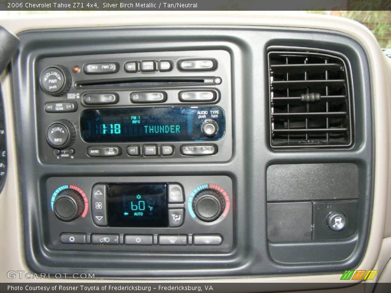 Silver Birch Metallic / Tan/Neutral 2006 Chevrolet Tahoe Z71 4x4