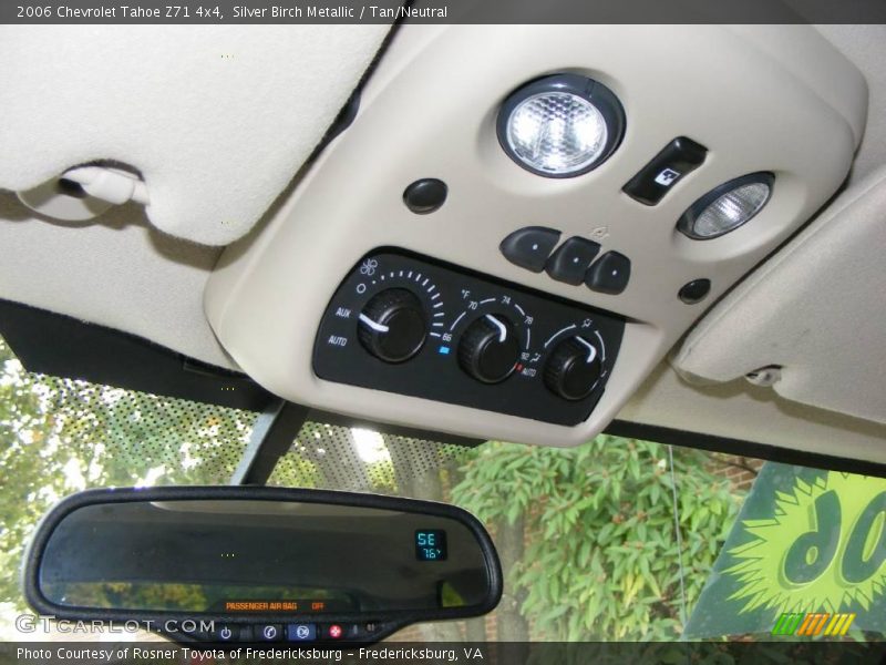 Silver Birch Metallic / Tan/Neutral 2006 Chevrolet Tahoe Z71 4x4