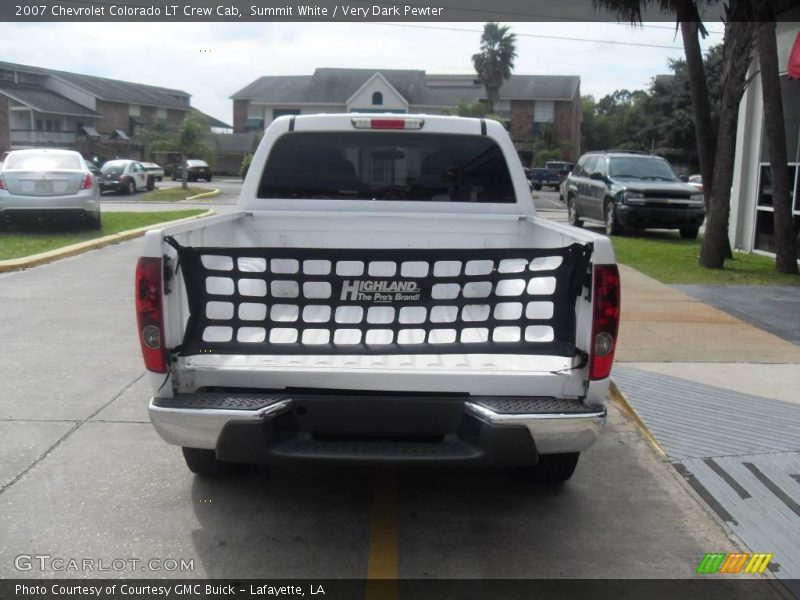 Summit White / Very Dark Pewter 2007 Chevrolet Colorado LT Crew Cab