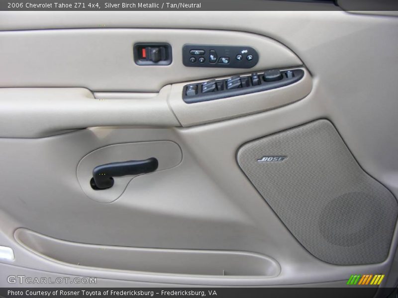 Silver Birch Metallic / Tan/Neutral 2006 Chevrolet Tahoe Z71 4x4