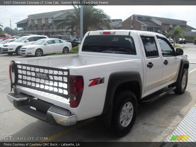 Summit White / Very Dark Pewter 2007 Chevrolet Colorado LT Crew Cab