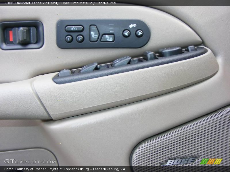 Silver Birch Metallic / Tan/Neutral 2006 Chevrolet Tahoe Z71 4x4