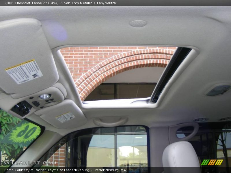 Silver Birch Metallic / Tan/Neutral 2006 Chevrolet Tahoe Z71 4x4
