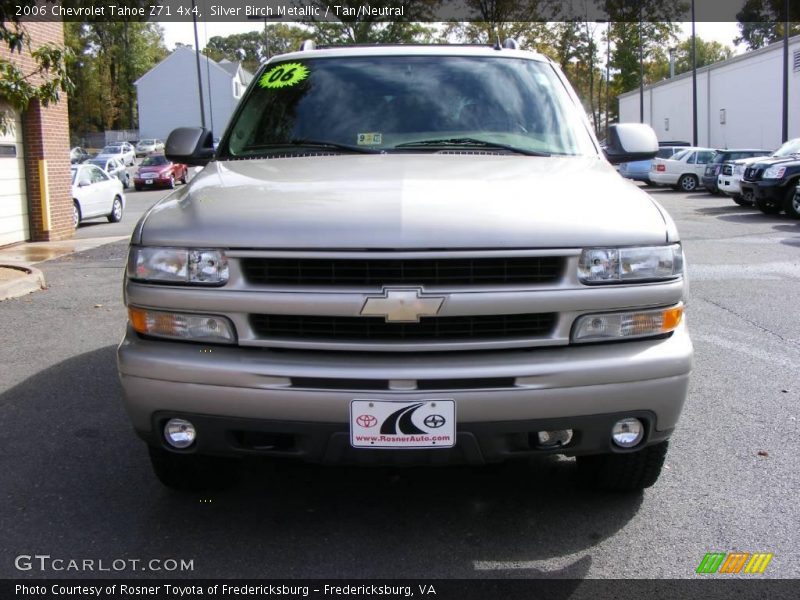 Silver Birch Metallic / Tan/Neutral 2006 Chevrolet Tahoe Z71 4x4