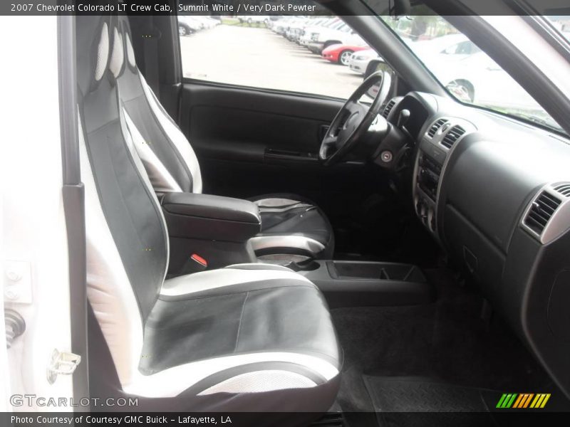 Summit White / Very Dark Pewter 2007 Chevrolet Colorado LT Crew Cab